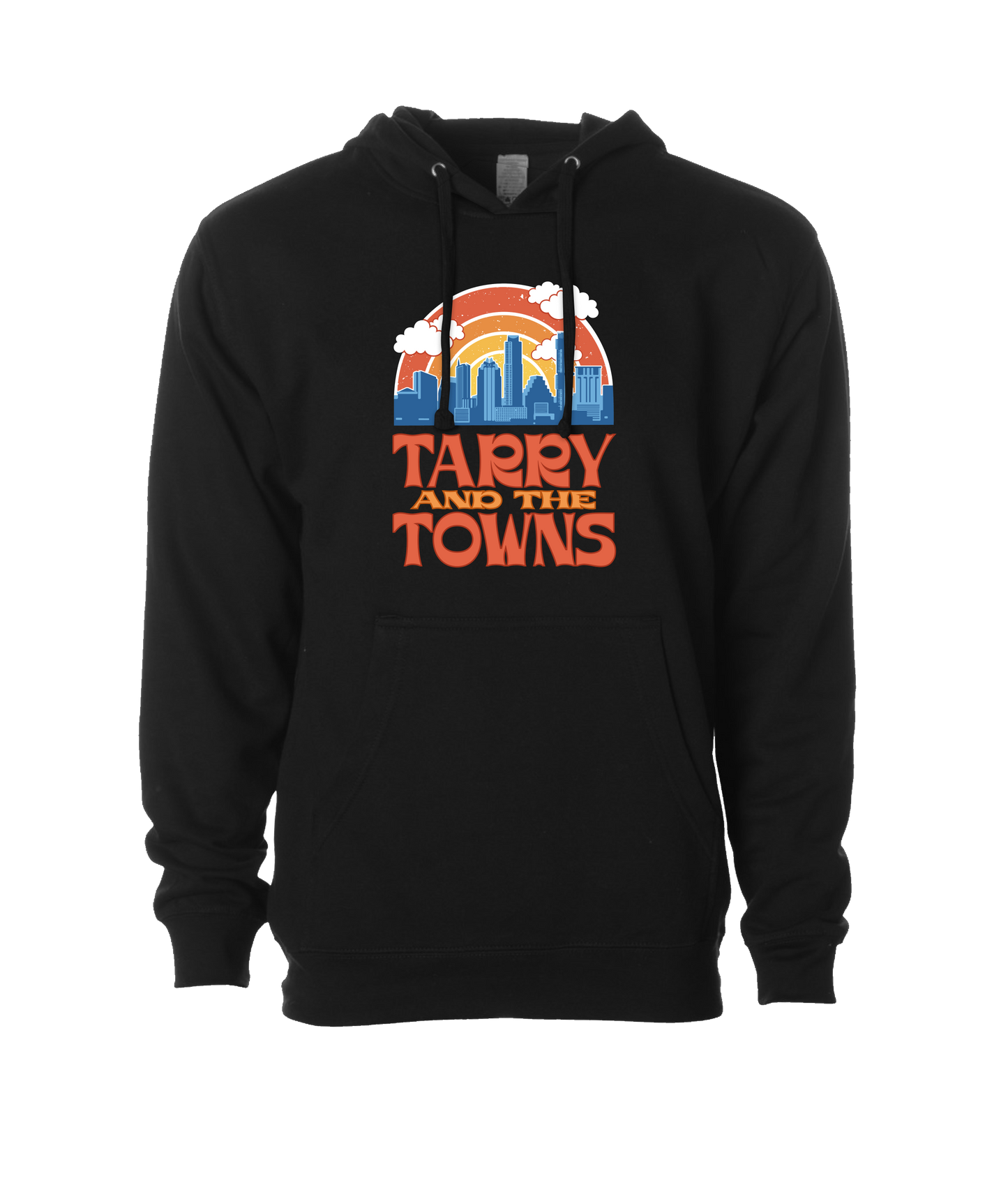 Tarry and the Towns - Cityscape - Black Hoodie