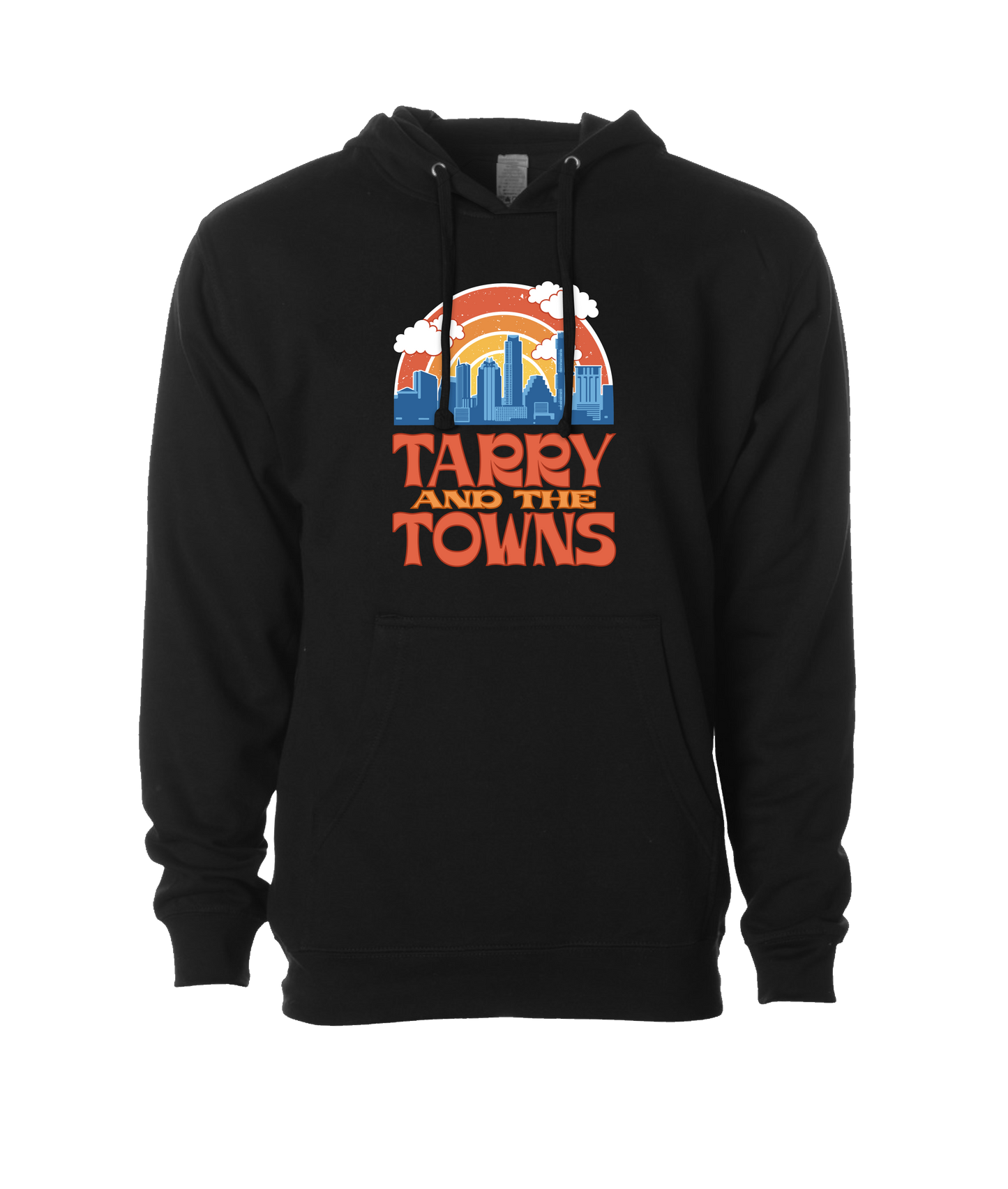 Tarry and the Towns - Cityscape  - Black Hoodie