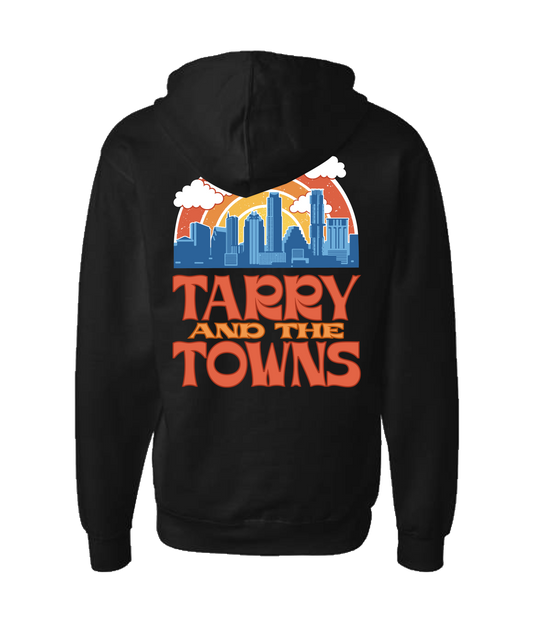 Tarry and the Towns - Cityscape - Black Zip Up Hoodie