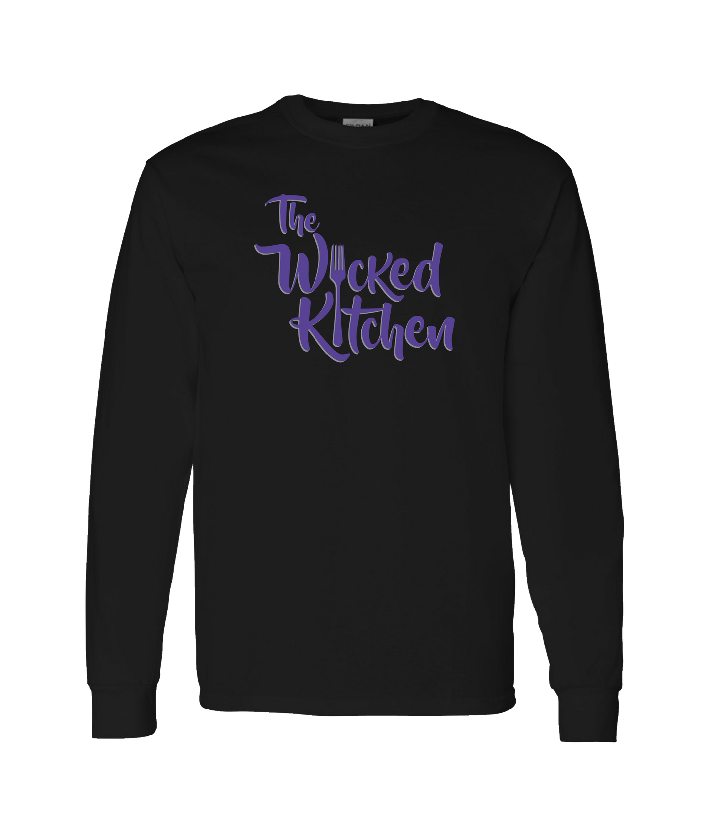 V-TWK - DESIGN 1 - Black Long Sleeve T