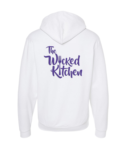V-TWK - DESIGN 1 - White Zip Up Hoodie
