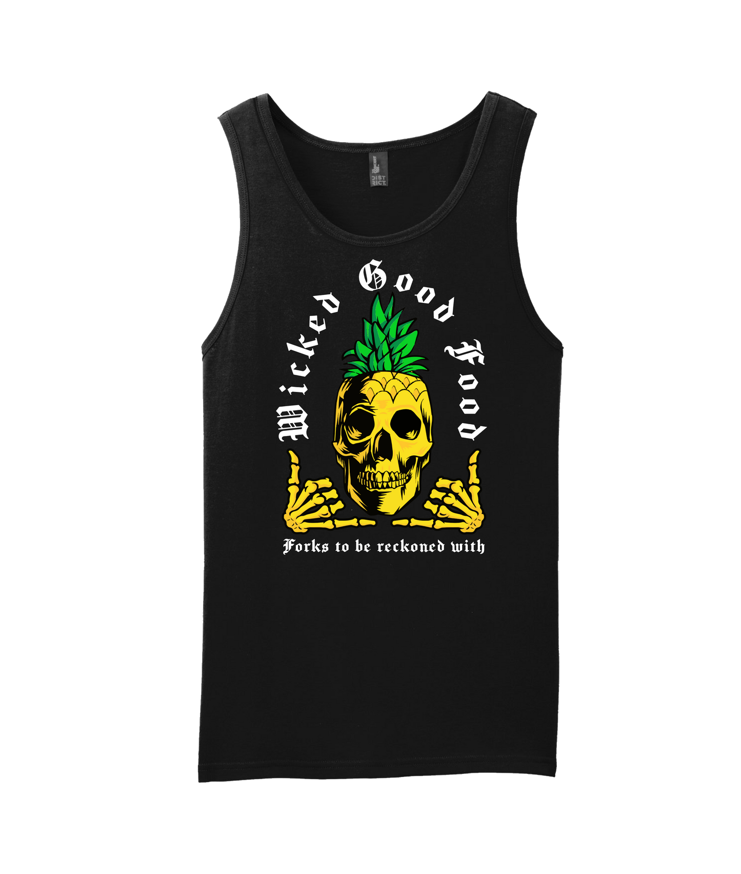 The Wicked Kitchen - Forks to be Reckoned With - Black Tank Top