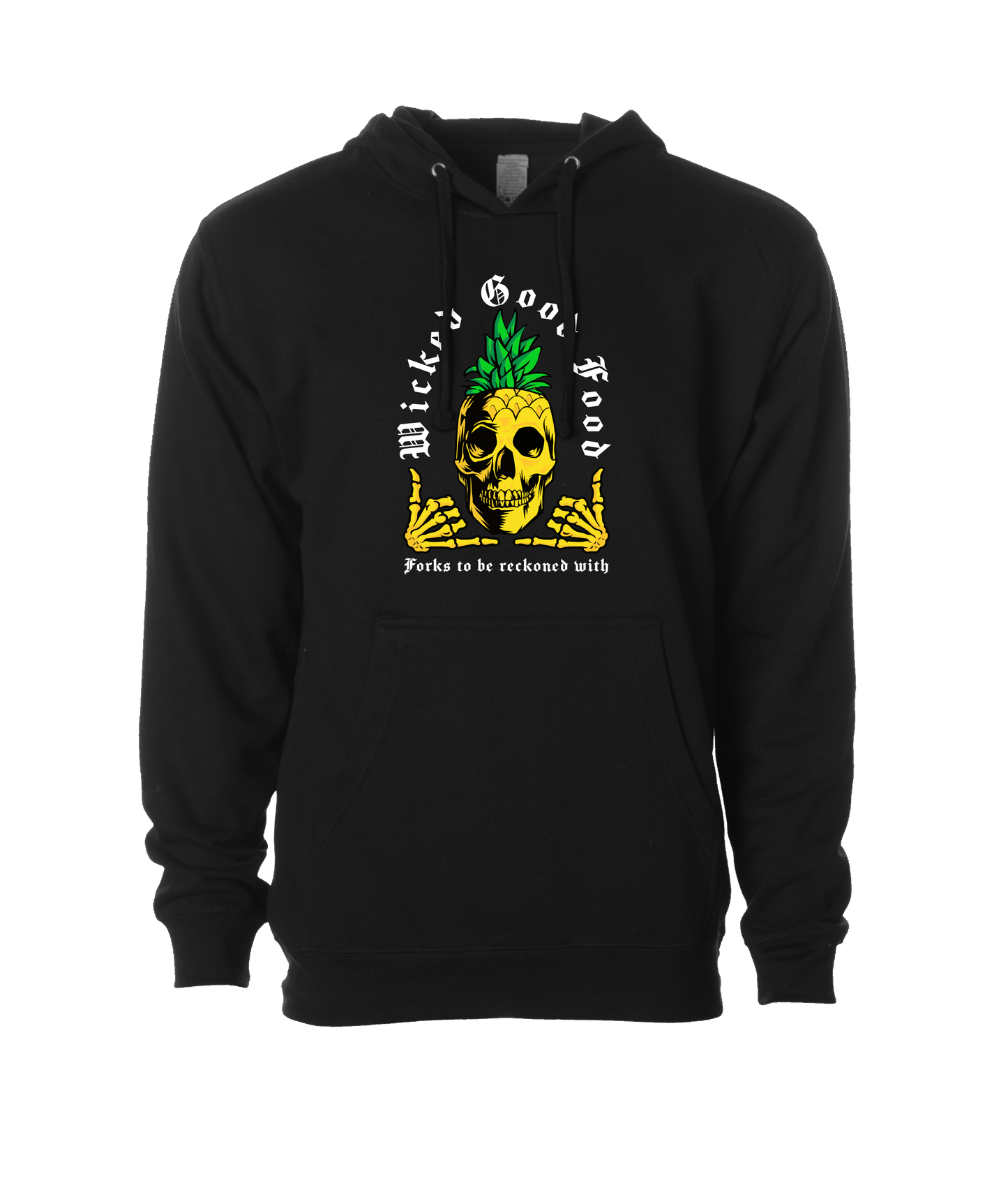 The Wicked Kitchen - Forks to be Reckoned With - Black Hoodie