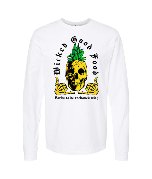 V-TWK - DESIGN 2 - White Long Sleeve T