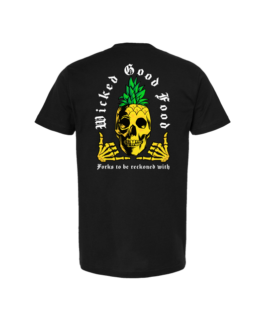 The Wicked Kitchen - 2 Sided Forks - Black T-Shirt