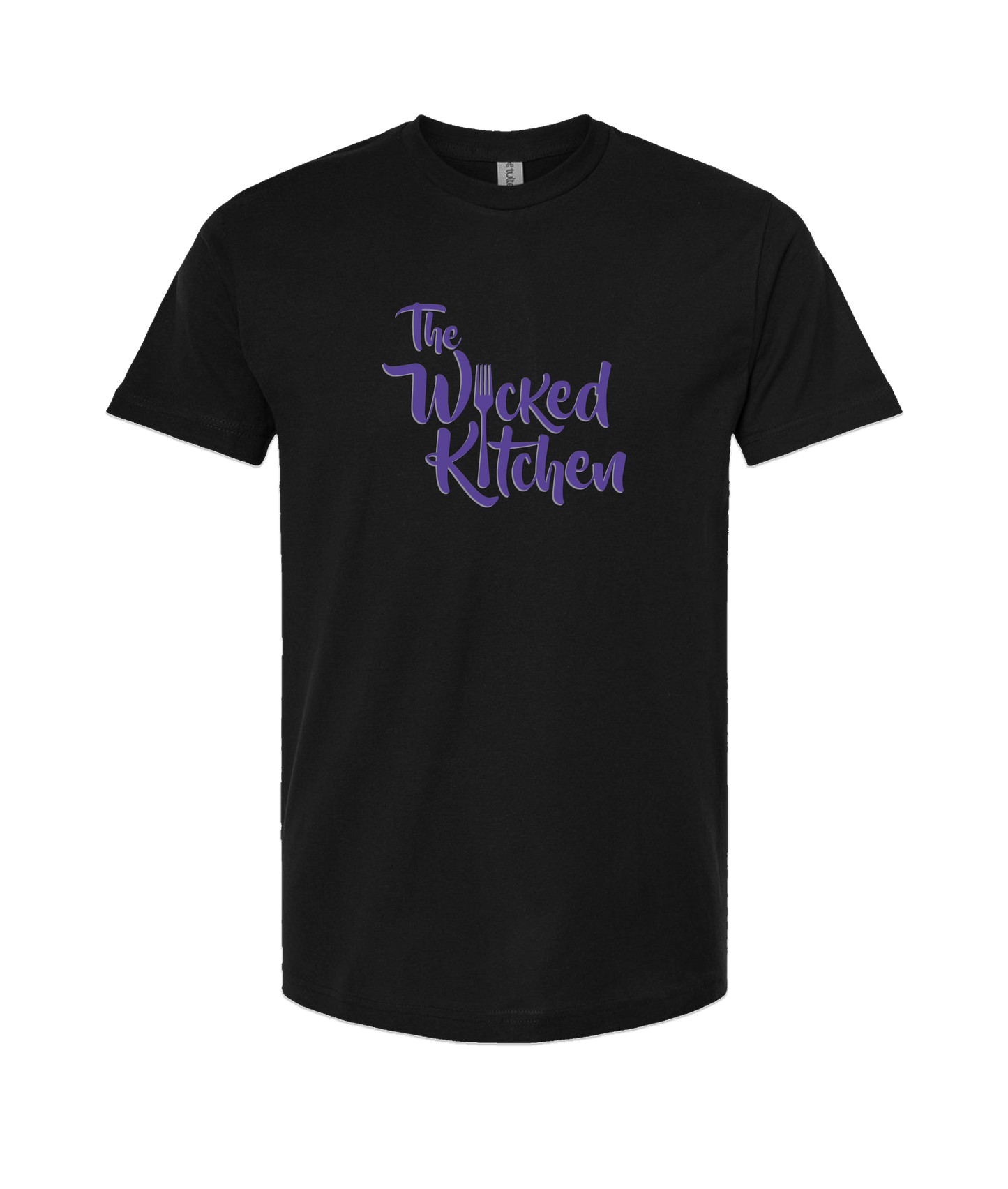 The Wicked Kitchen - 2 Sided Forks - Black T-Shirt