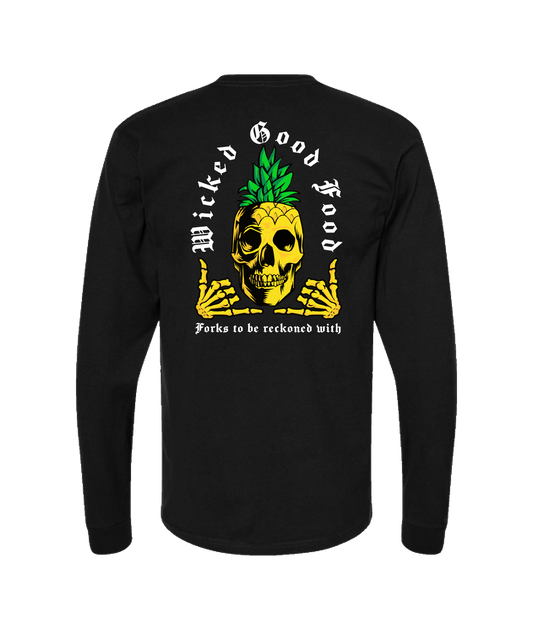 The Wicked Kitchen - 2 Sided Forks - Black Long Sleeve T