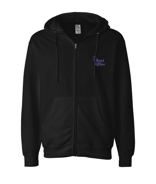 V-TWK - DESIGN 3 - Black Zip Up Hoodie