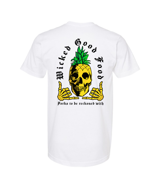 The Wicked Kitchen - 2 Sided Forks - White T-Shirt