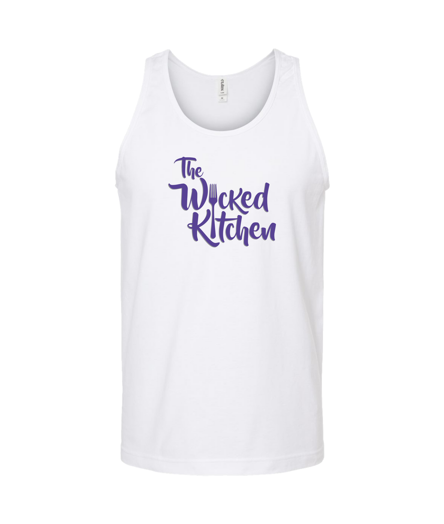 The Wicked Kitchen - 2 Sided Forks - White Tank Top
