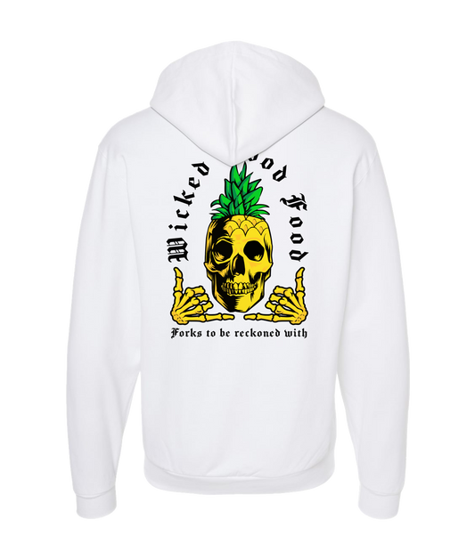V-TWK - DESIGN 3 - White Zip Up Hoodie