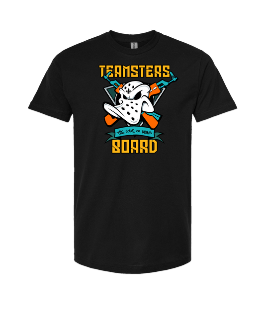 TANK WORLD/TEAMSTERS BOARD - Tank Master - Black T Shirt