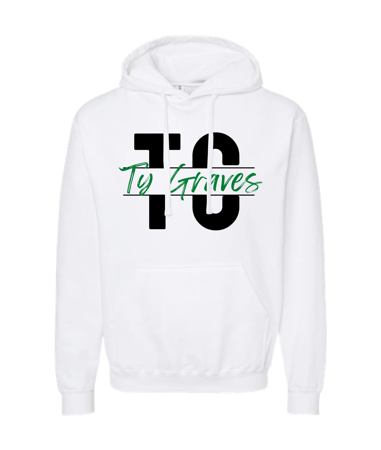 Ty Graves - Logo - White Hoodie