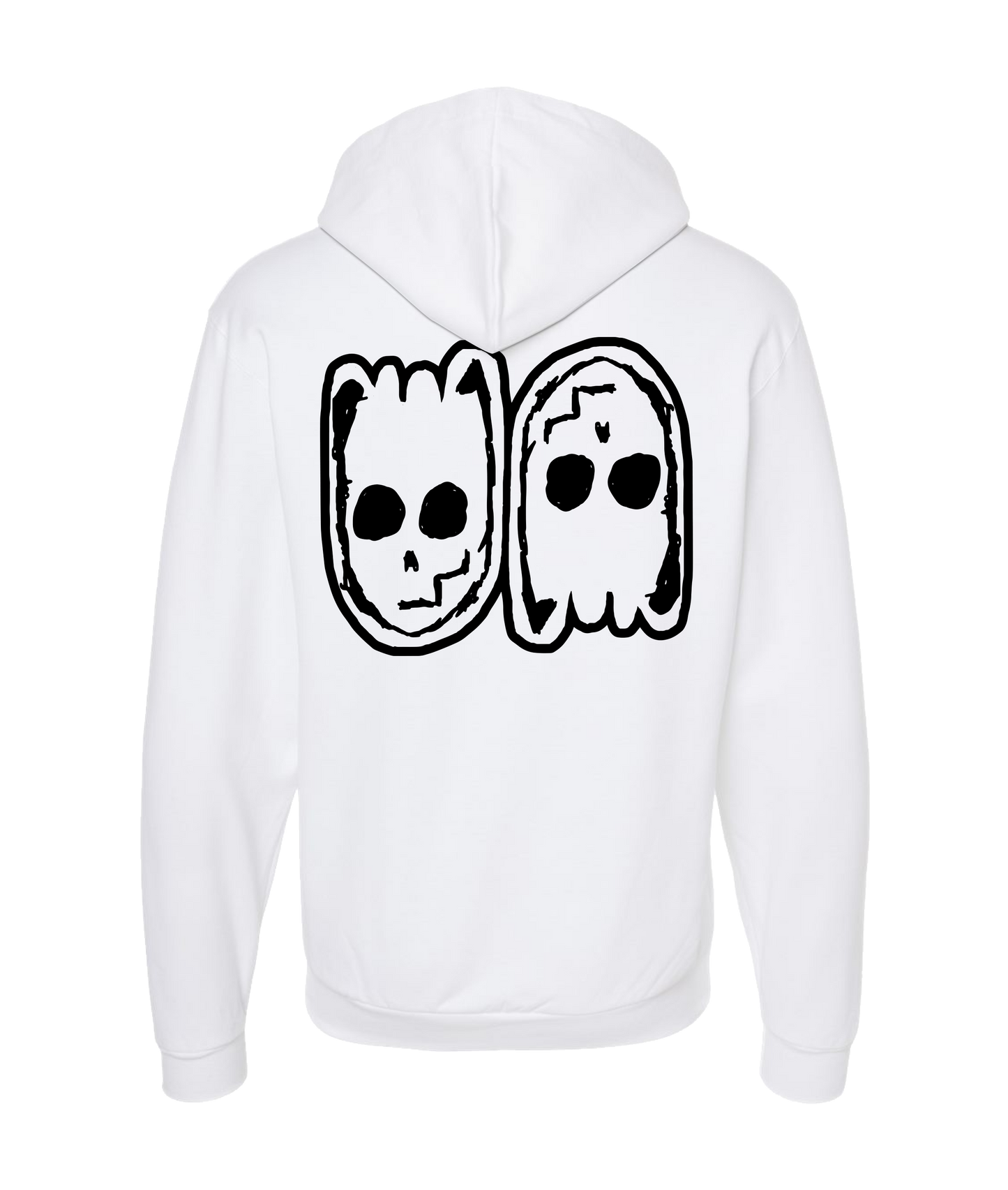 UnnaturalizeR - 2 ALIENS - White Zip Up Hoodie