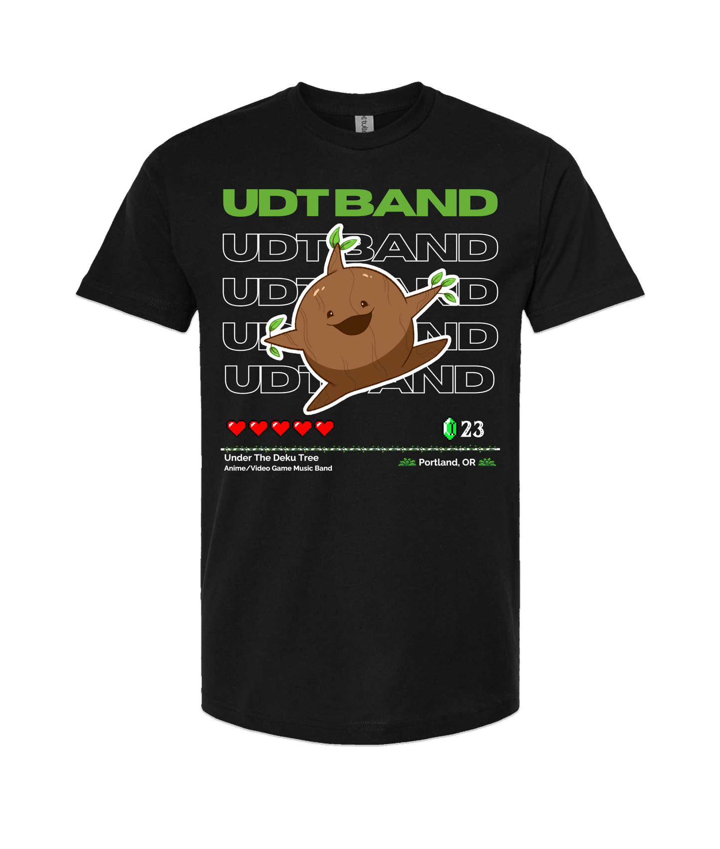 Under The Deku Tree - DESIGN 1 - Black T-Shirt