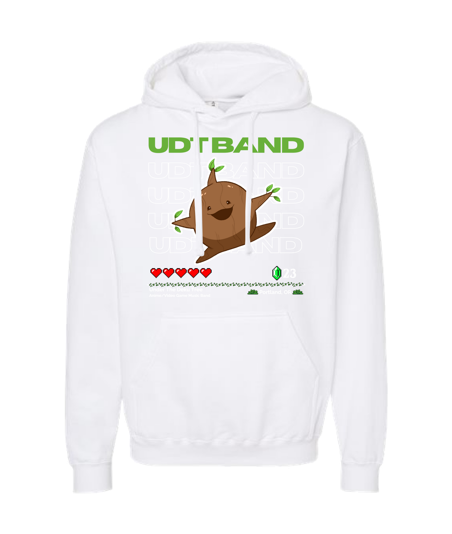 Under The Deku Tree - DESIGN 1 - White Hoodie