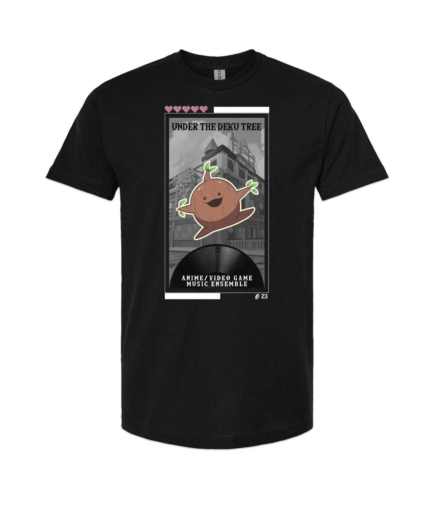 Under The Deku Tree - DESIGN 2 - Black T Shirt