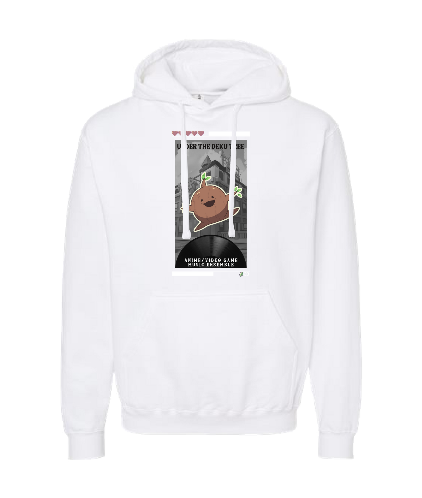 Under The Deku Tree - DESIGN 2 - White Hoodie