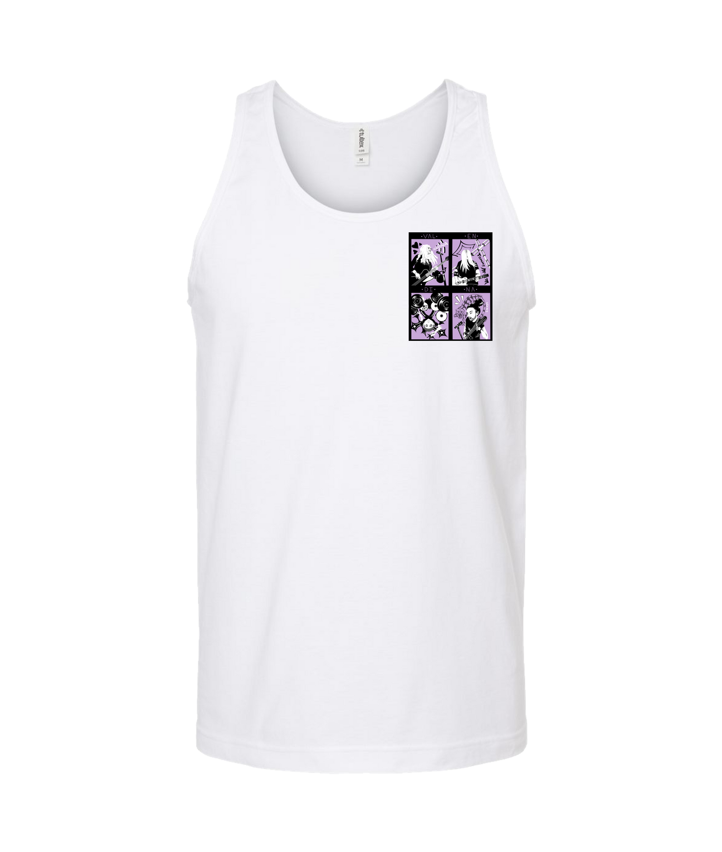 Valendina - THE BAND - White Tank Top
