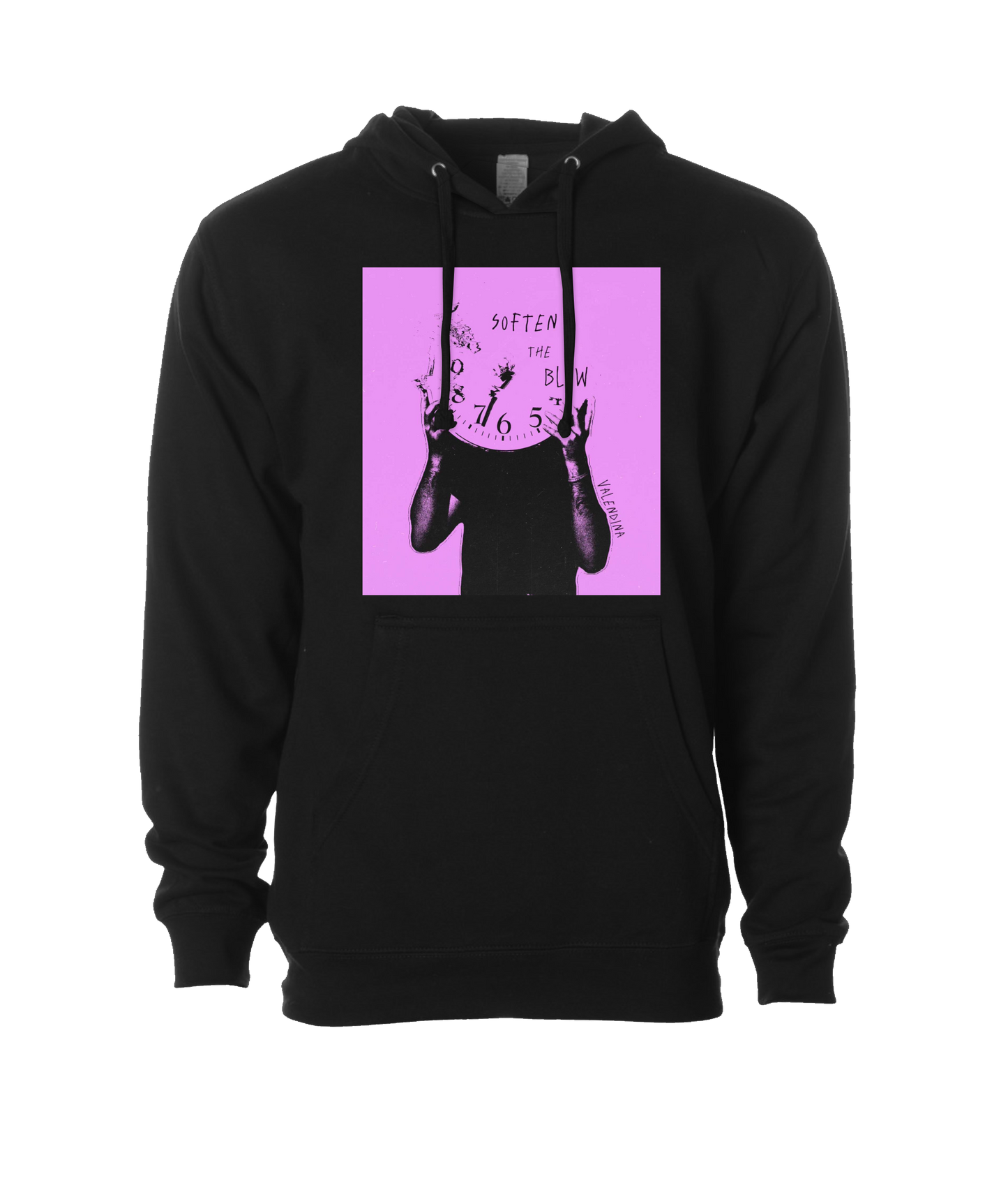 Valendina - SOFTEN THE BLOW - Black Hoodie