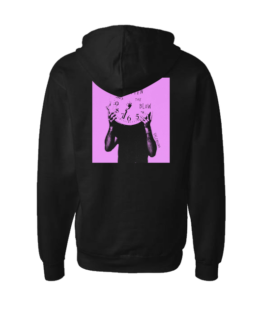 Valendina - SOFTEN THE BLOW - Black Zip Up Hoodie