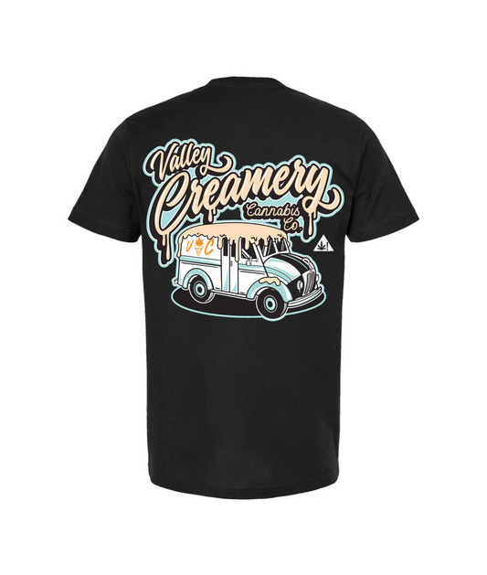 V-VCCCTOP - CREAMERY TRUCK - BLUE - Black T-Shirt