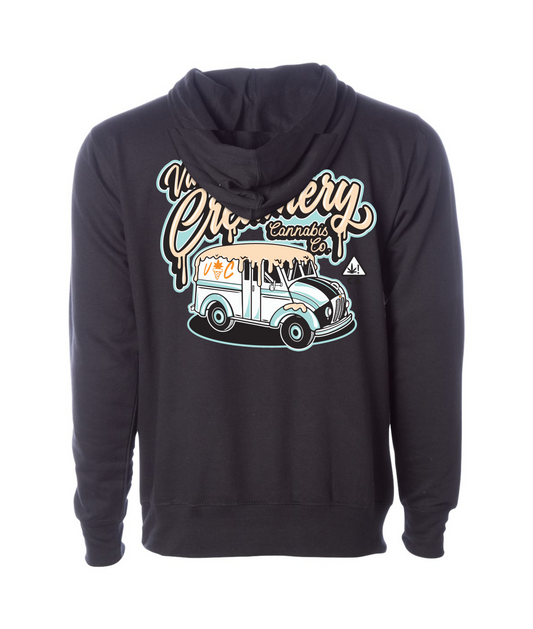 V-VCCCTOP - CREAMERY TRUCK - BLUE - Black Hoodie