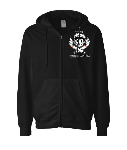 V-VCCCTOP - PABLIOTS - Black Zip Up Hoodie