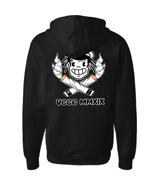 V-VCCCTOP - PABLIOTS - Black Zip Up Hoodie