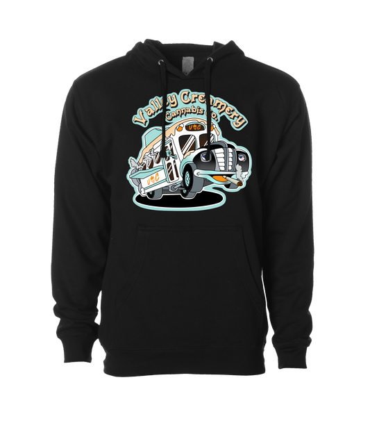 Valley Creamery Cannabis Co. - Smoked Out Bus - Black Hoodie