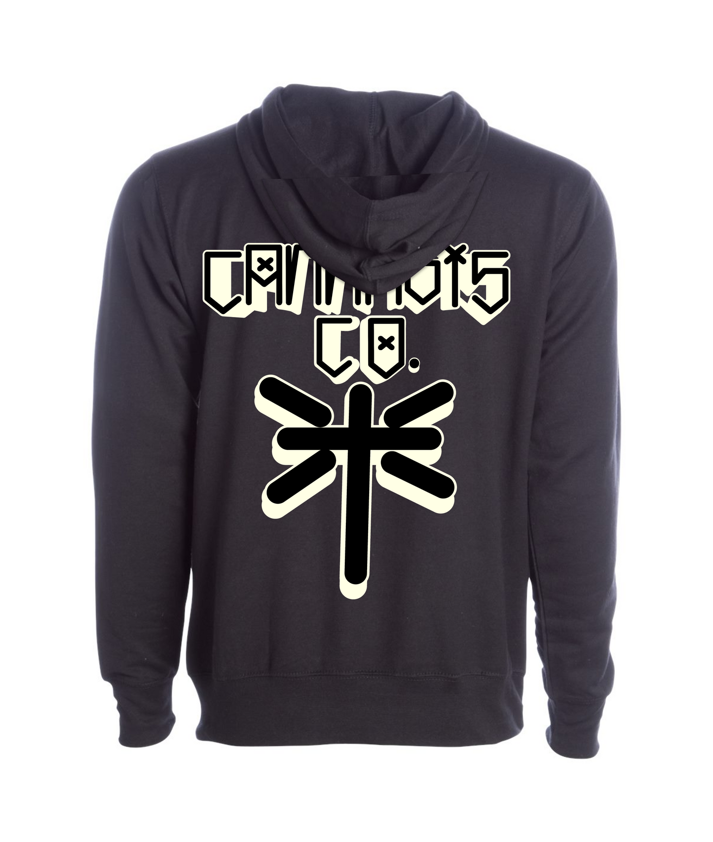 V-VCCCTOP - Fire In Fire Out Capsule - Black Hoodie