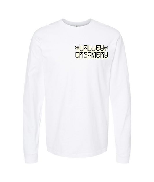 Valley Creamery Cannabis Co. - Fire In Fire Out Capsule - White Long Sleeve T