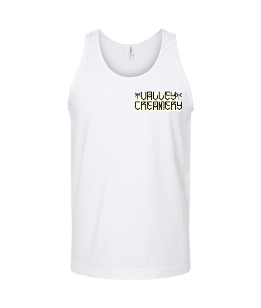 Valley Creamery Cannabis Co. - Fire In Fire Out Capsule - White Tank Top