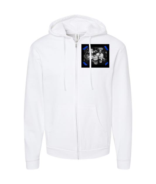 V-VCCCTOP - Pablo Pacho - White Zip Up Hoodie