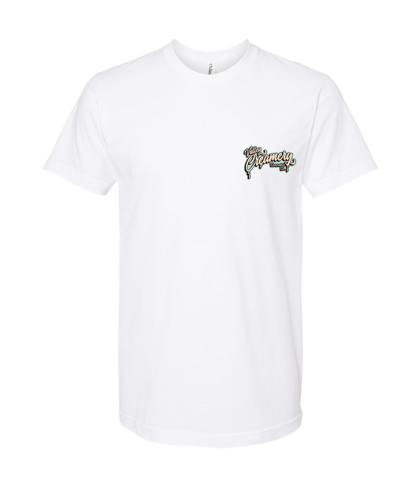 V-VCCCTOP - CREAMERY TRUCK - BLUE - White T Shirt