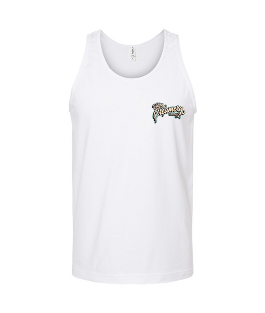 V-VCCCTOP - CREAMERY TRUCK - BLUE - White Tank Top