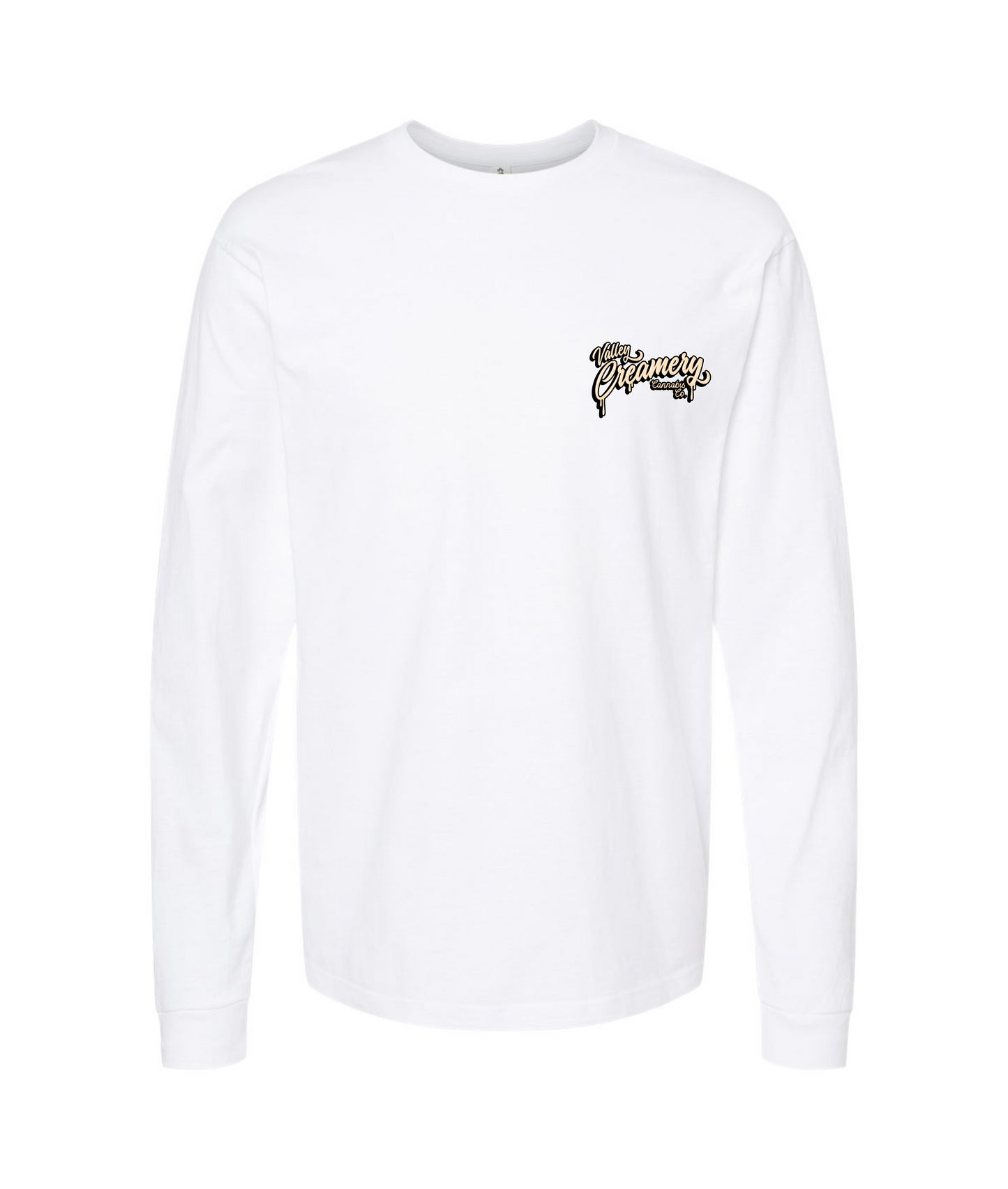 Valley Creamery Cannabis Co. - CREAMERY TRUCK - White Long Sleeve T