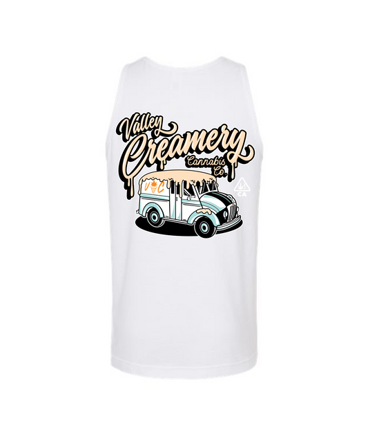 Valley Creamery Cannabis Co. - CREAMERY TRUCK - White Tank Top
