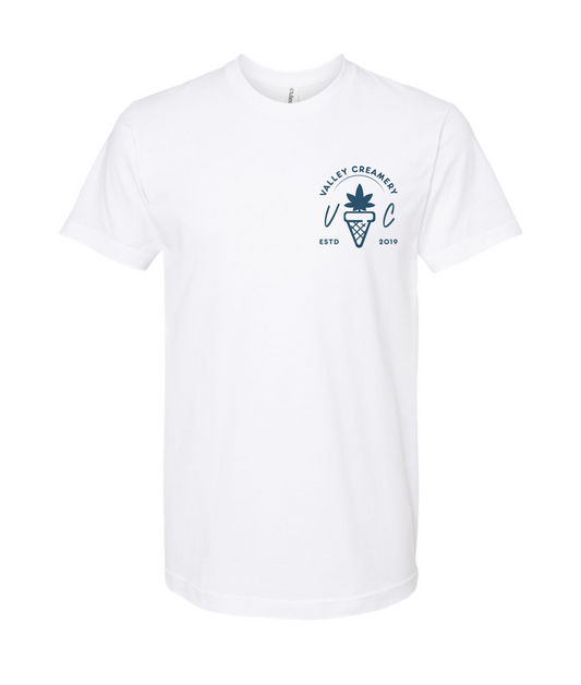 Valley Creamery Cannabis Co. - OL’ Dirty Badder - White T-Shirt