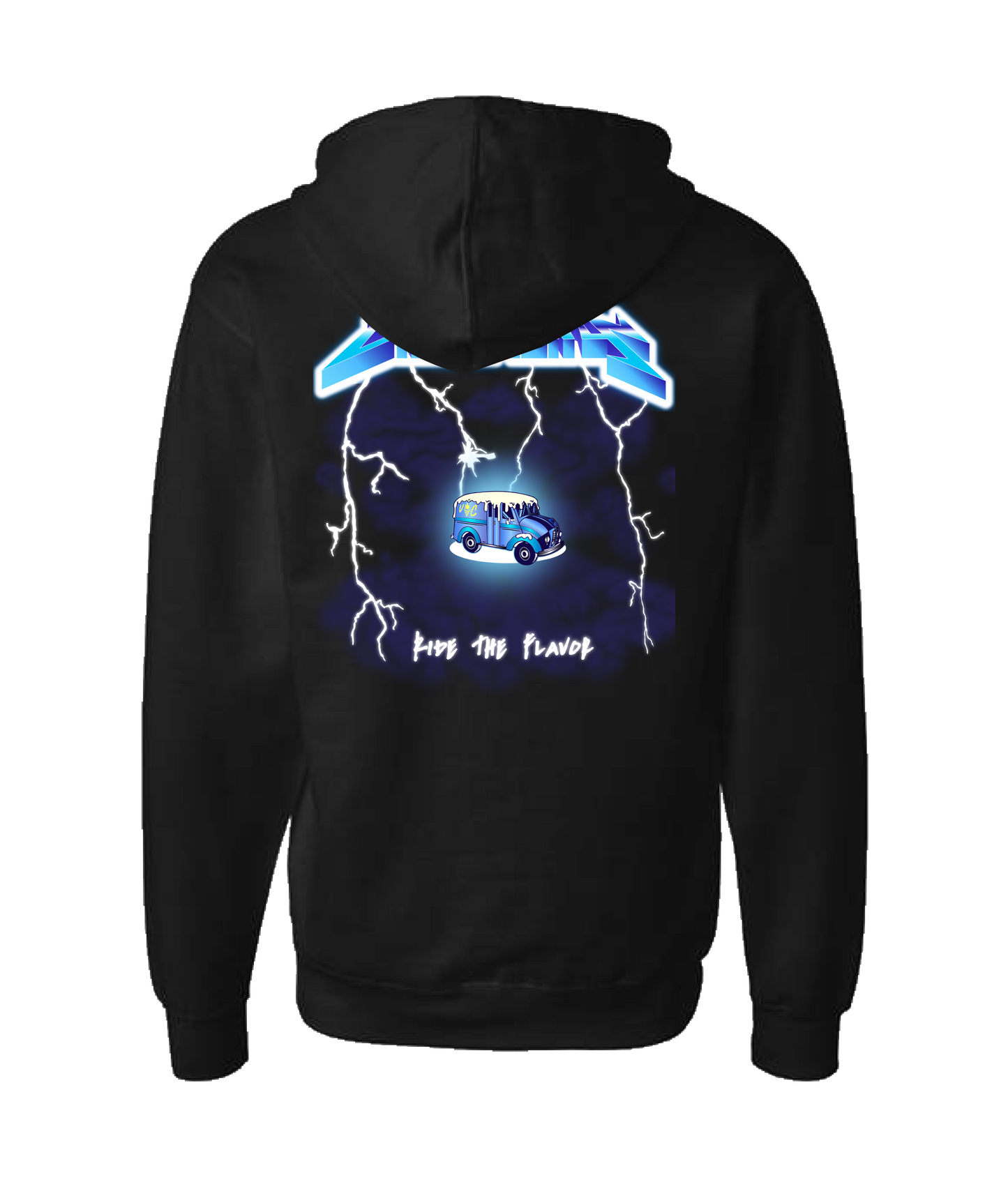 V-VCCCTOP - Enter Milkman - Black Zip Up Hoodie