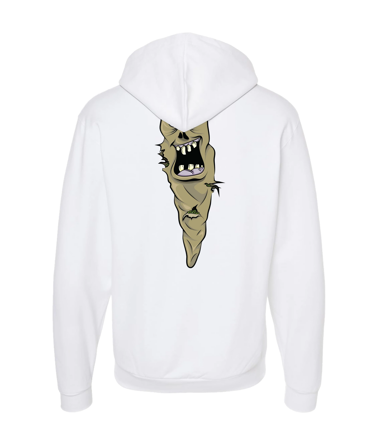 Varn Curtis - Logo - White Zip Up Hoodie
