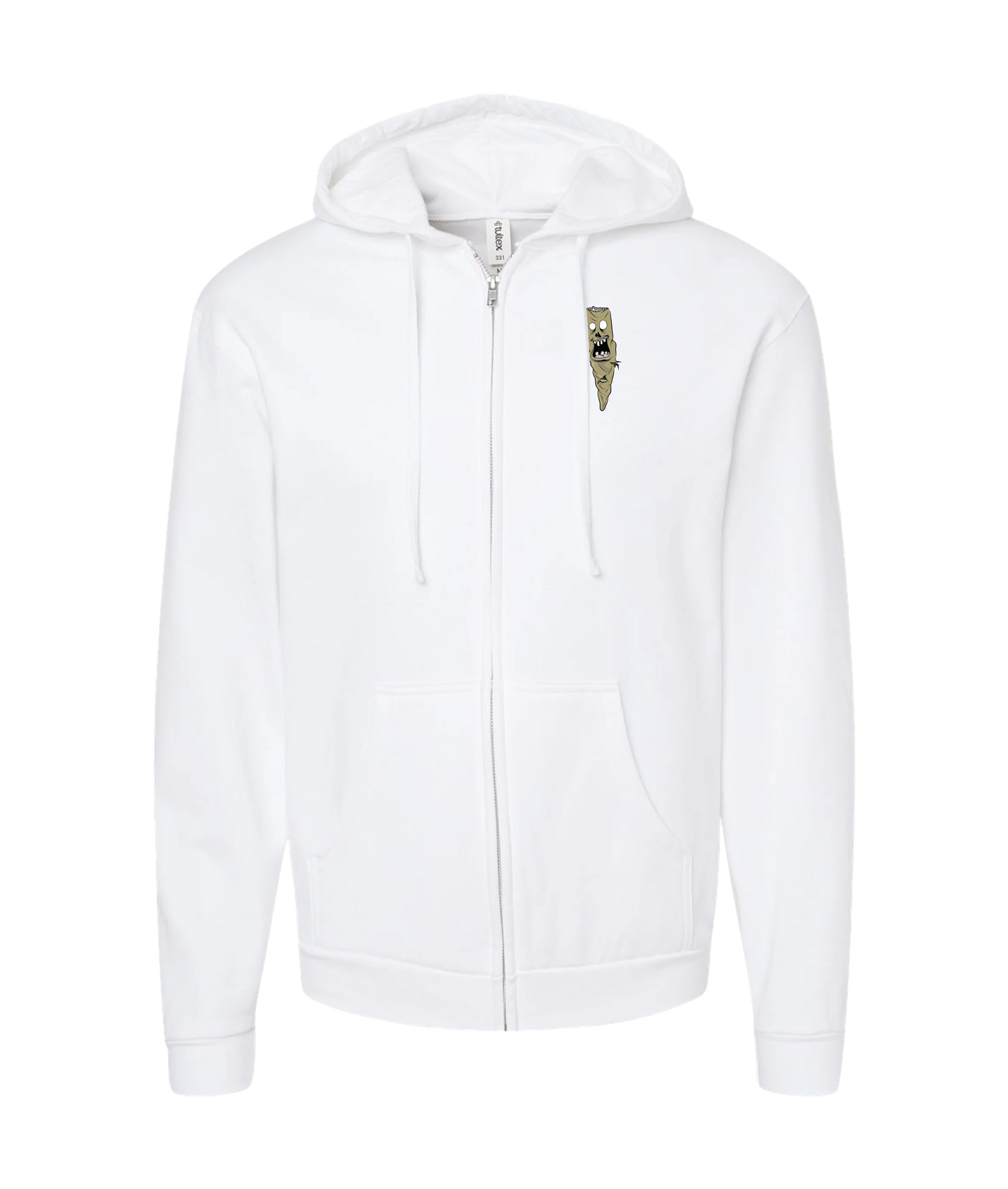 Varn Curtis - Logo - White Zip Up Hoodie