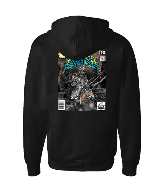 V-VHTOP - LOGO 2 - Black Zip Up Hoodie