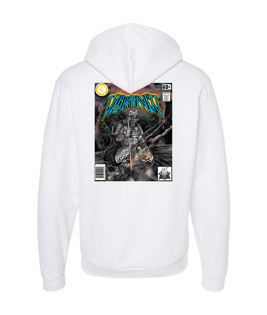 V-VHTOP - LOGO 2 - White Zip Up Hoodie