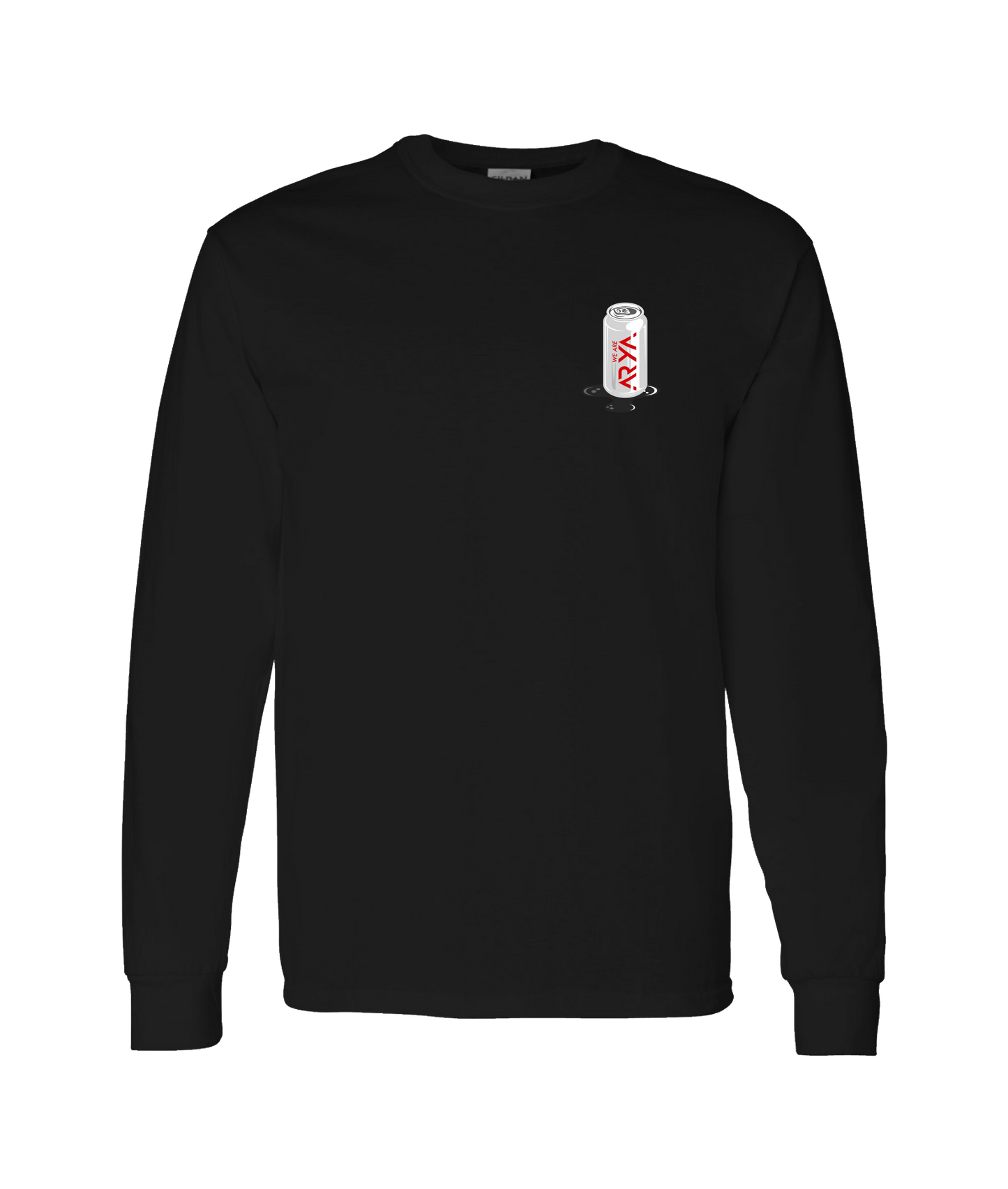 We Are Arya - Logo Pocket SM - Black Long Sleeve T