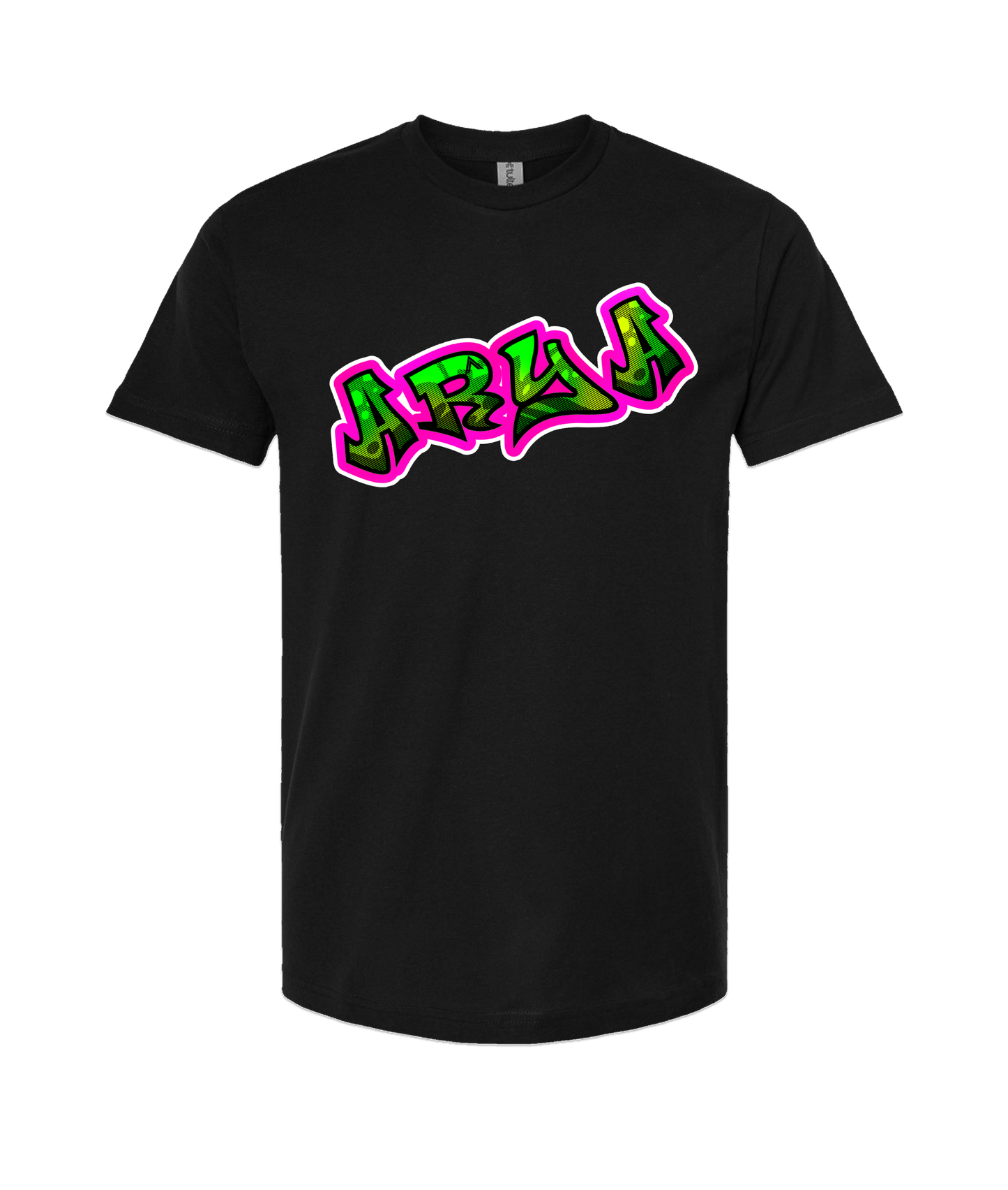 We Are Arya - Spray Paint - Black T Shirt