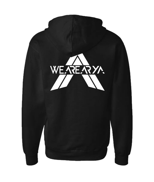 We Are Arya - Emblem - Black Zip Up Hoodie