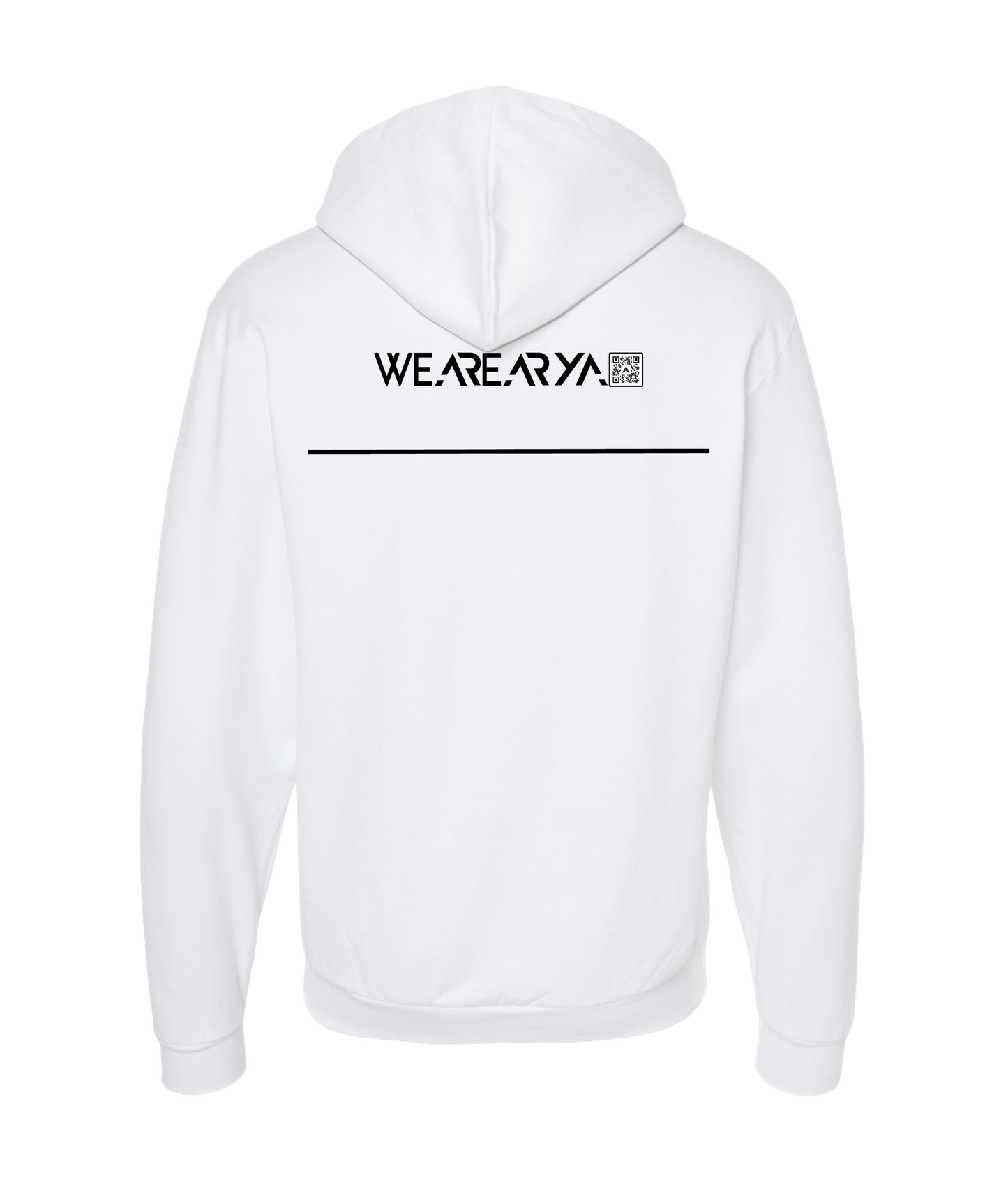 We Are Arya - Write Your Own - White Zip Up Hoodie