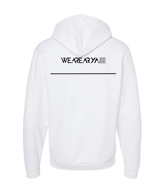 We Are Arya - Write Your Own - White Zip Up Hoodie