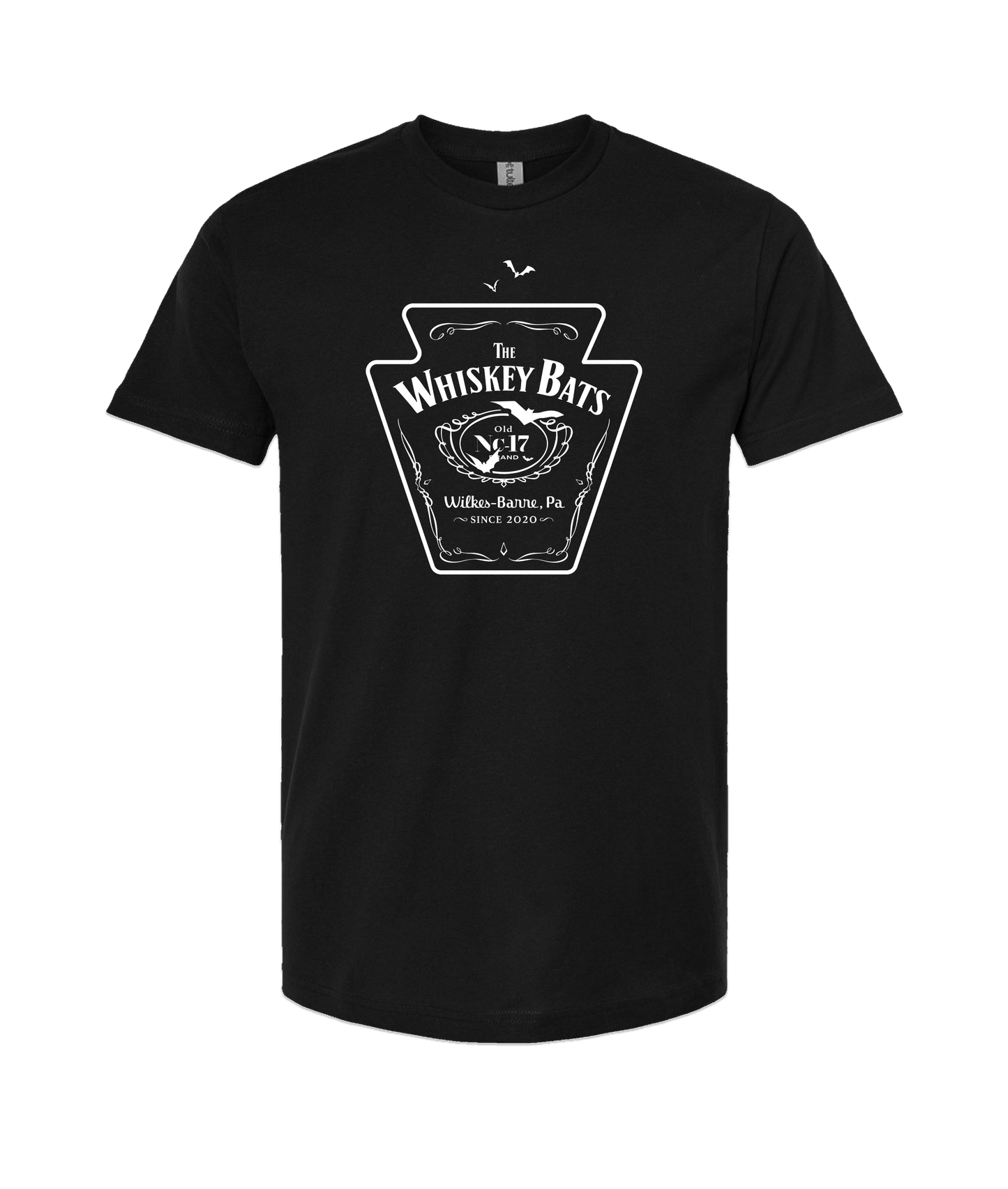The Whiskey Bats - Wilkes-Barre, PA - Black T Shirt